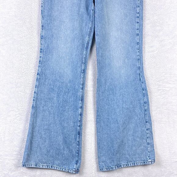 Marine Layer Flare Jeans Womens 2 Blue Bridget Preppy Classic Retro Coastal Boho - Picture 3 of 15